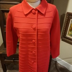 Vintage wool knit coat